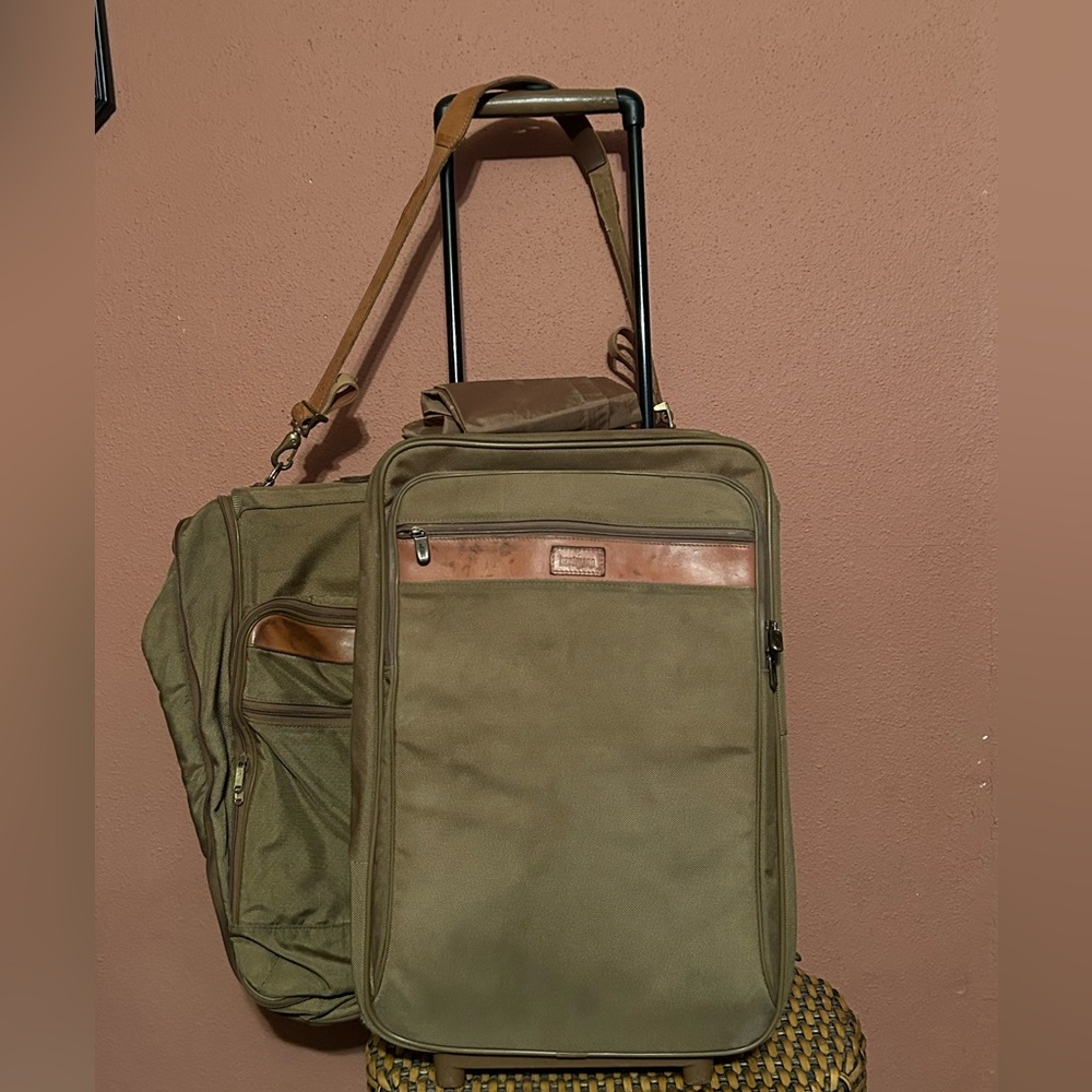 Vintage Hartmann Carry-On Suitcase & Garment Bag